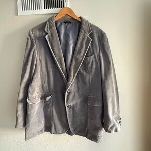 Jordache Men's Silver Corduroy Blazer